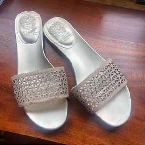 Vince Camuto style Edeline slides, size 7.5